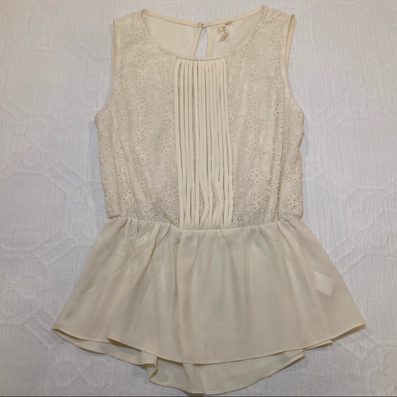 Mind Code boho ivory lace top - Picture 2 of 8